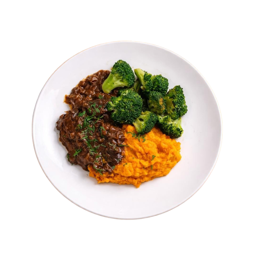 BBQ Braised Beef & Sweet Potato